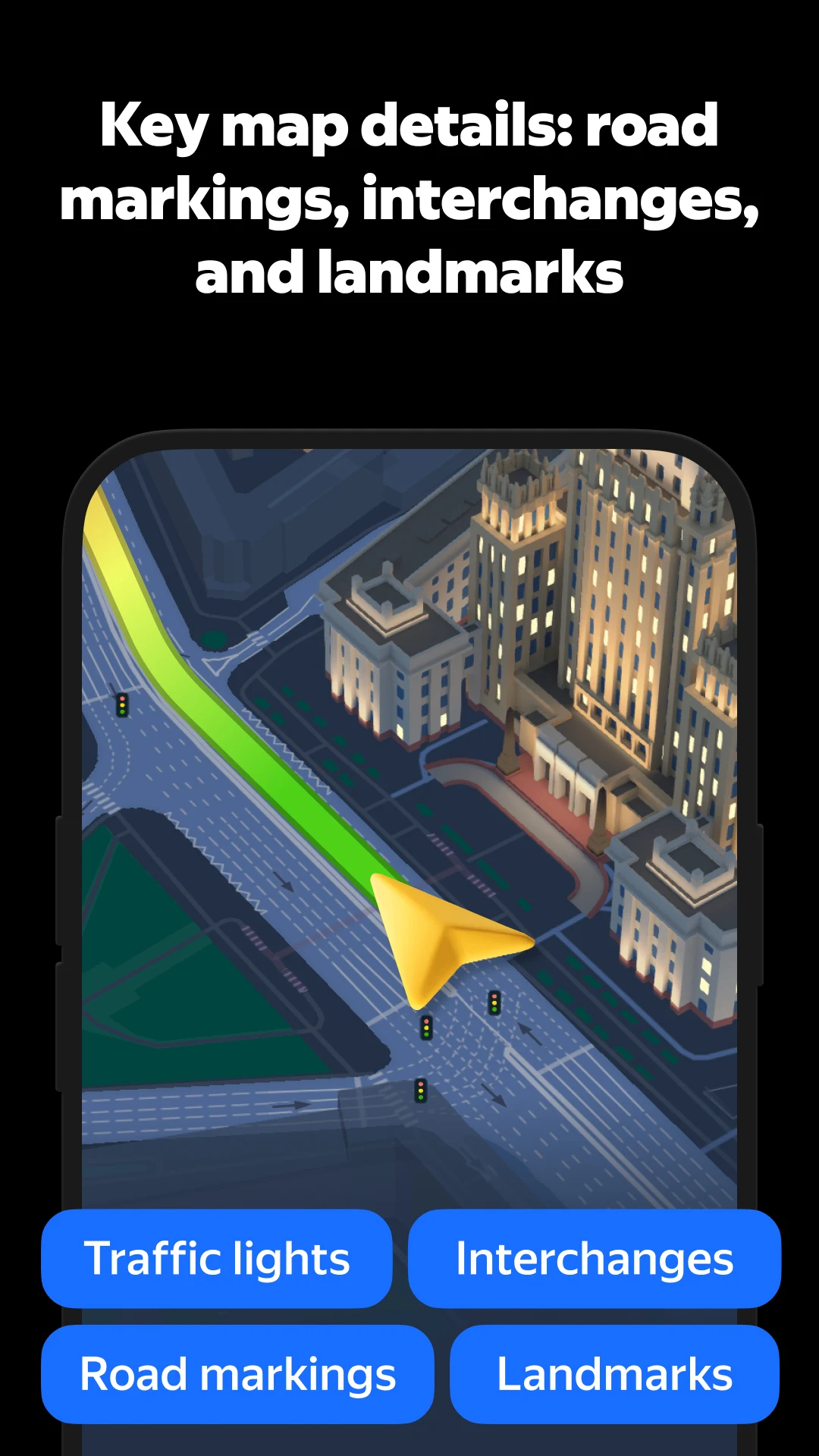 Yandex Navigator screenshot